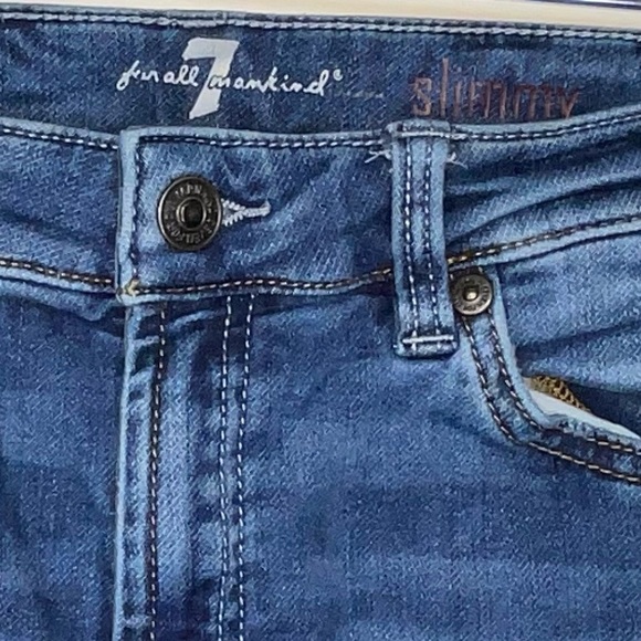 Seven for All Mankind Slimmy Kids Jeans Size 14 - Picture 6 of 9